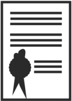 Certification icon.