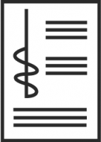 Specification document icon.